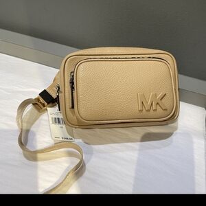 Michael Kors Camel Zip Belt Bag
